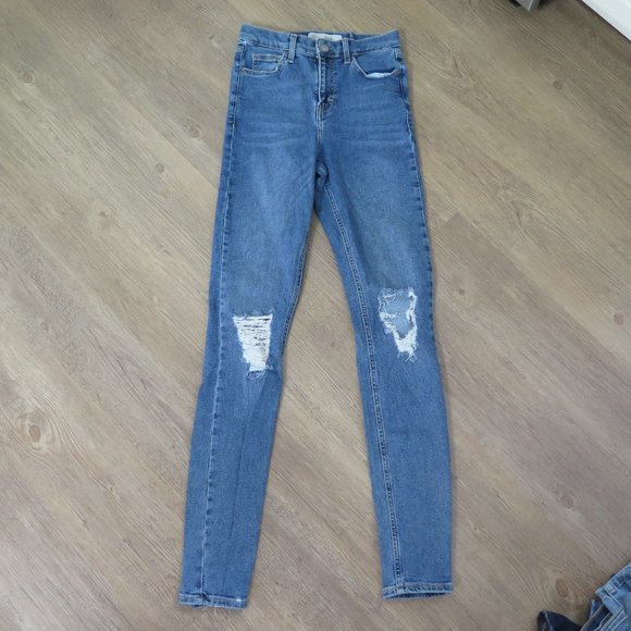 TopShop Jamie Skinny Jeans Size 26 Tall - Picture 3 of 12